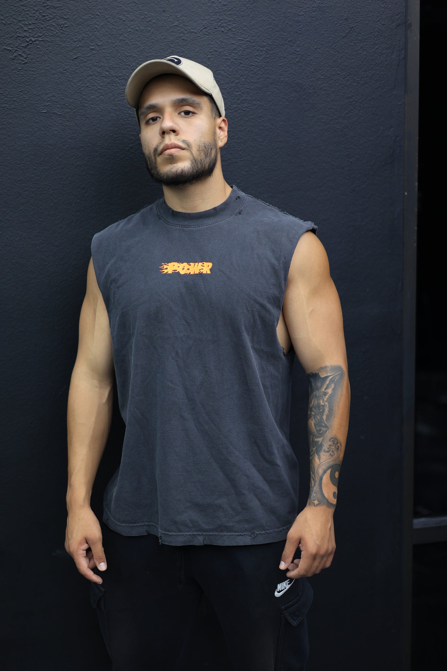 Up in Flamez Muscle Tee
