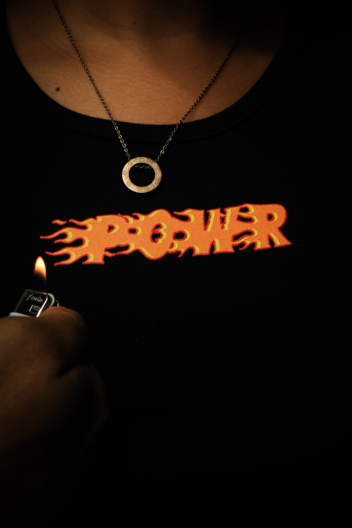Up in Flames Baby Tee