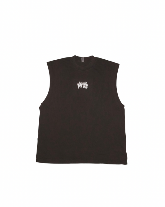 White Fire Muscle Tee
