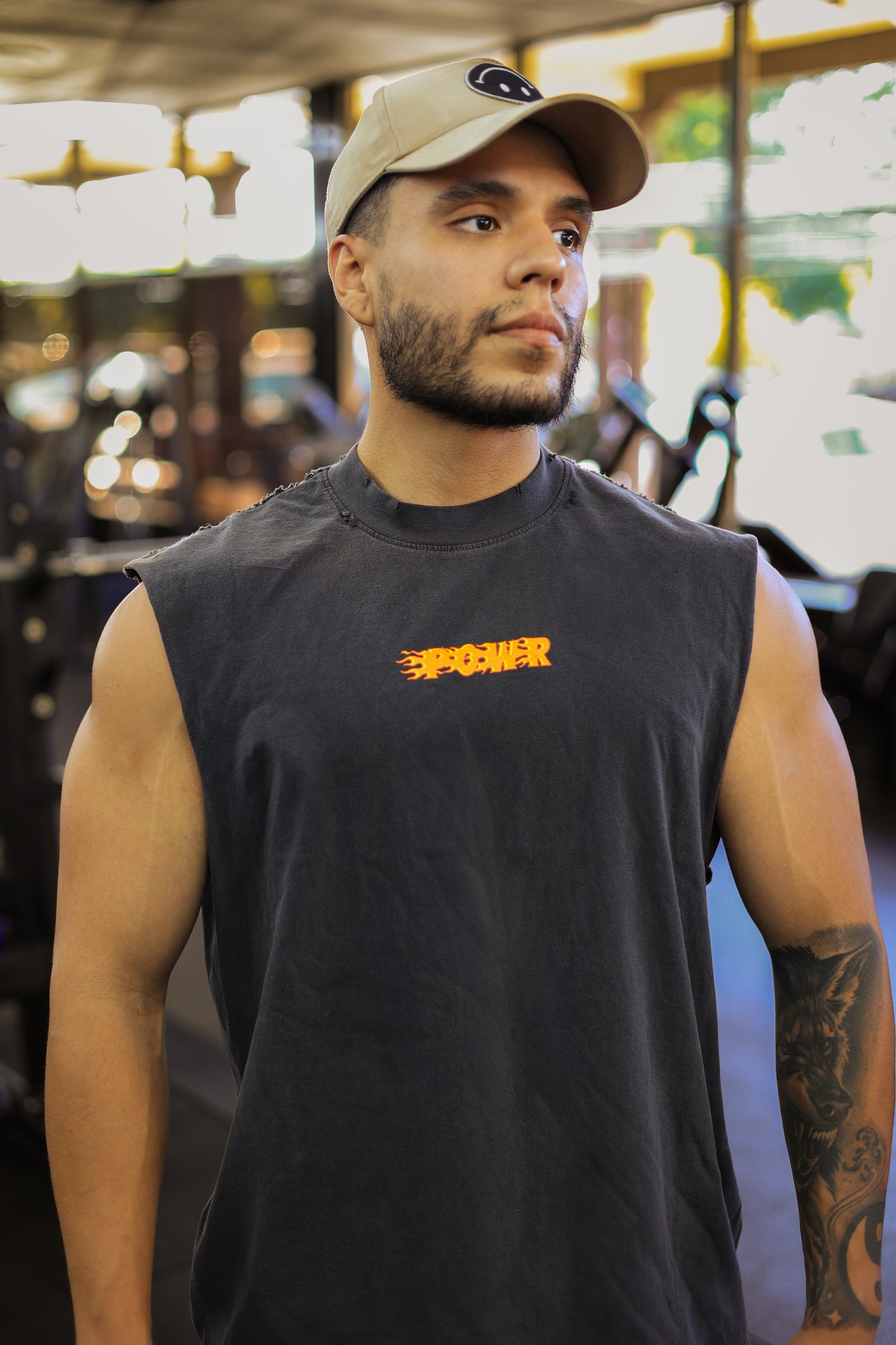 Up in Flamez Muscle Tee