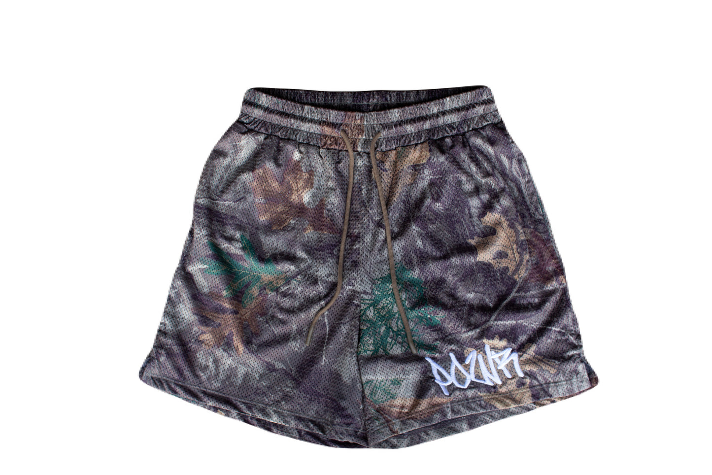 'Tree Camo' Mesh shorts