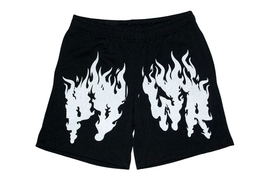 UP IN FLAMEZ PRO MESH SHORTS